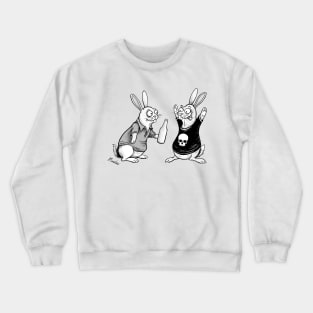 Two Rabbits Crewneck Sweatshirt